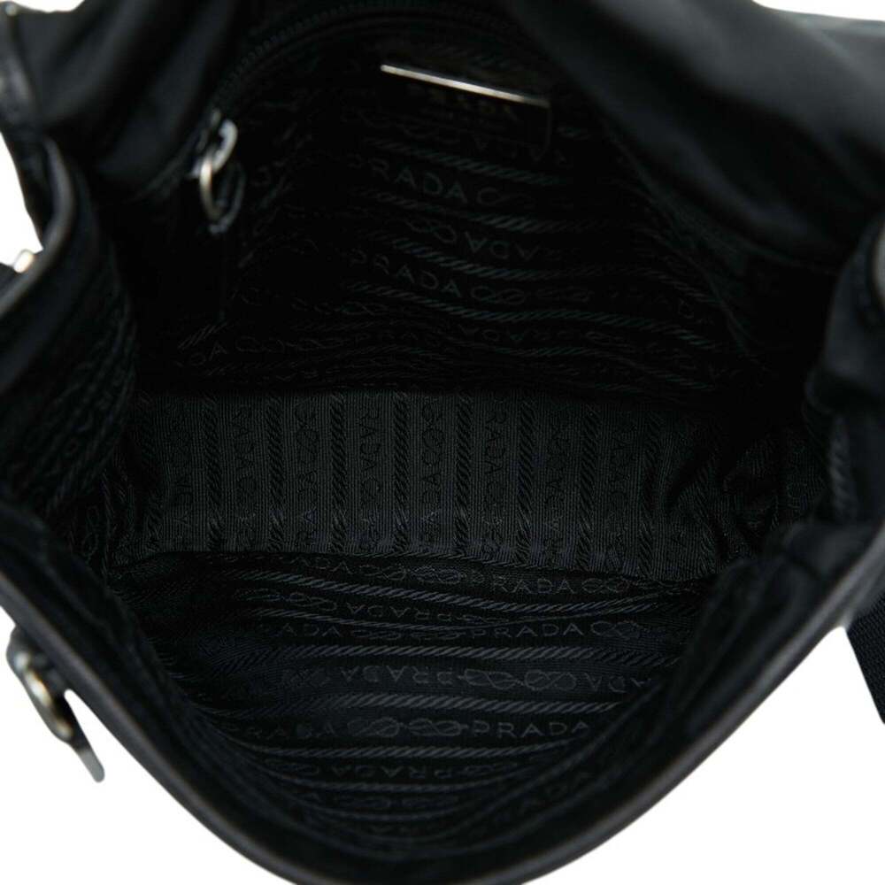 PRADA Black Leather Shoulder Bag - Picture 6 of 8
